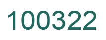 Number 100322 green image