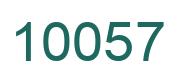 Number 10057 green image