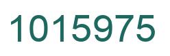 Number 1015975 green image