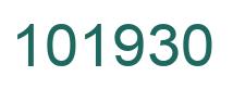 Number 101930 green image