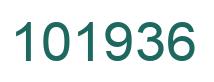 Number 101936 green image