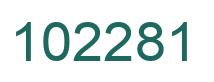 Número 102281 imagen verde