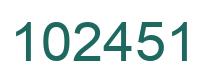 Número 102451 imagen verde