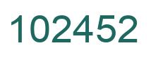 Número 102452 imagen verde
