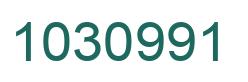 Number 1030991 green image