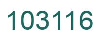 Number 103116 green image