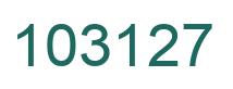Number 103127 green image