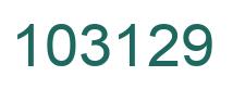 Number 103129 green image