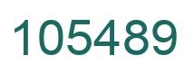 Número 105489 imagen verde