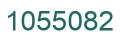 Number 1055082 green image