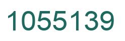 Number 1055139 green image
