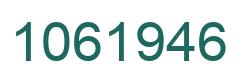 Número 1061946 imagen verde