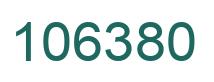 Number 106380 green image