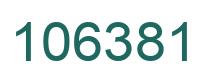 Number 106381 green image