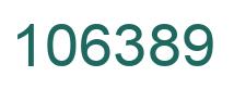 Number 106389 green image