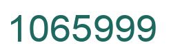 Número 1065999 imagen verde
