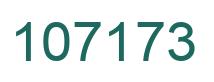 Number 107173 green image