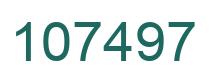 Número 107497 imagen verde
