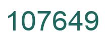 Número 107649 imagen verde