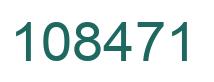 Number 108471 green image