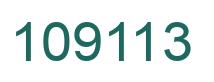 Number 109113 green image