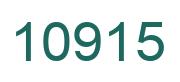 Number 10915 green image