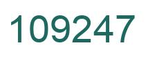 Número 109247 imagen verde