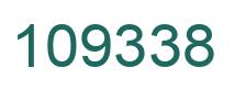 Number 109338 green image