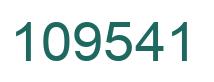 Número 109541 imagen verde