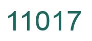 Number 11017 green image