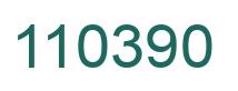 Number 110390 green image
