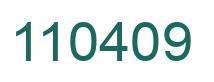 Número 110409 imagen verde