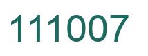 Número 111007 imagen verde
