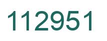 Número 112951 imagen verde