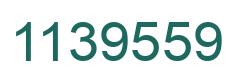 Number 1139559 green image