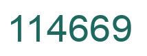 Número 114669 imagen verde