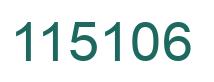 Number 115106 green image