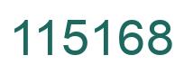 Number 115168 green image
