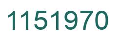 Número 1151970 imagen verde