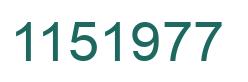 Número 1151977 imagen verde