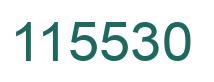Número 115530 imagen verde