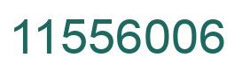 Número 11556006 imagen verde