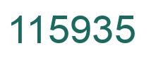Número 115935 imagen verde
