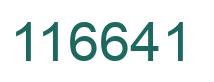 Número 116641 imagen verde