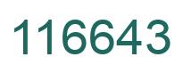 Número 116643 imagen verde