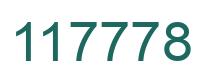 Number 117778 green image