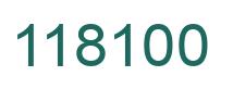 Número 118100 imagen verde