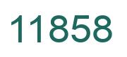Number 11858 green image