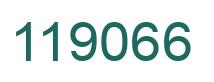 Number 119066 green image