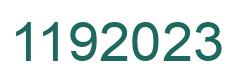 Number 1192023 green image